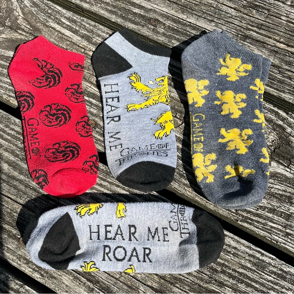 3 Pairs of Game of Thrones Socks